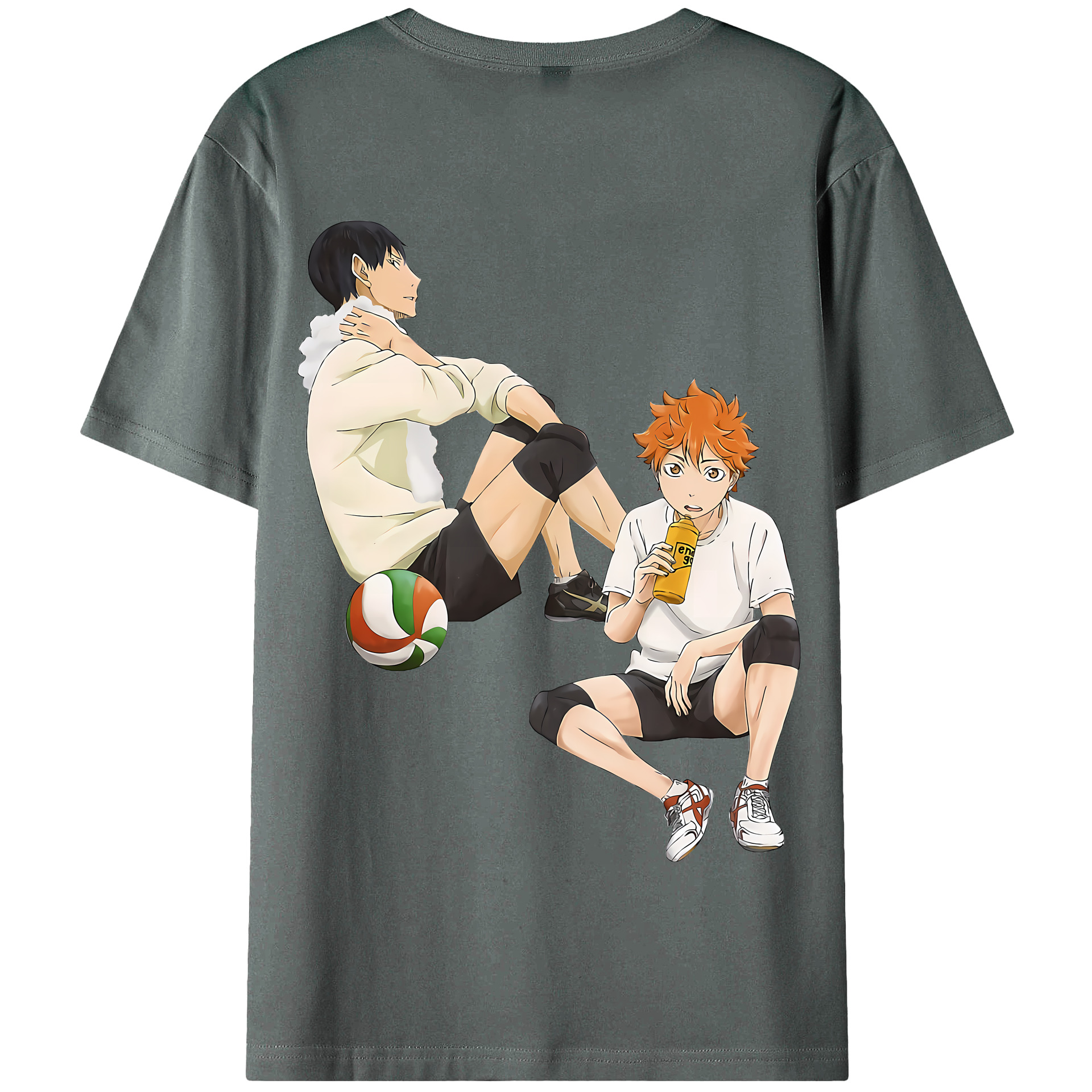 （画像用） ハイキュー!! Haikyu!! 綿100％半袖Tシャツ（背面プリント）